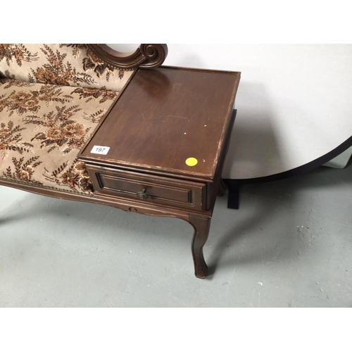 197 - REPRODUCTION UPHOLSTERED TELEPHONE SEAT
33