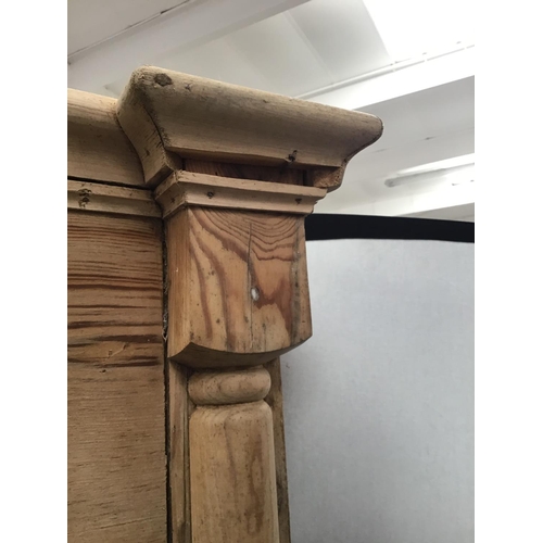 212 - RUSTIC PINE OPEN BOOKCASE
46