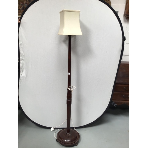 214 - MAHOGANY STANDARD AND REPRODUCTION BENTWOOD HALL TREE A/F