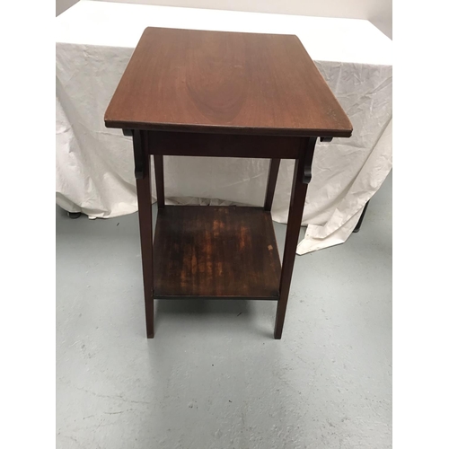 225 - ARTS & CRAFTS MAHOGANY SEWING TABLE WITH DRAWER
25