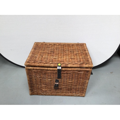 234 - LARGE WICKER BASKET FULL OF TOYS
28
