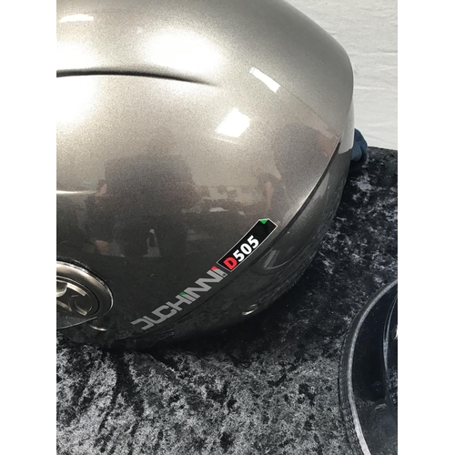 62 - 3 MOTORBIKE HELMETS
