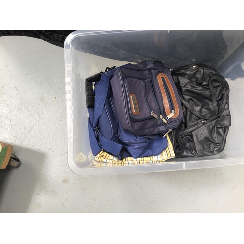 66 - LARGE QTY OF LADIES HANDBAGS ETC