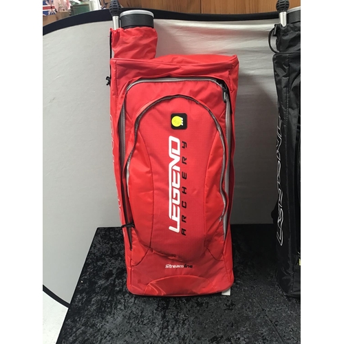 67 - 2 X LEGEND ARCHERY RUCKSACKS AND CONTENTS