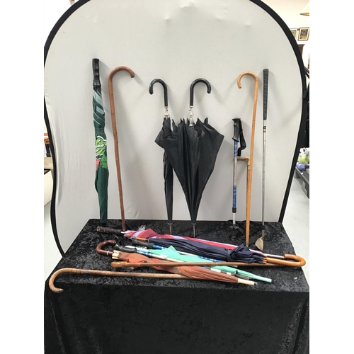 73 - QTY OF WALKING STICKS ETC