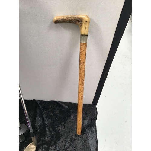 73 - QTY OF WALKING STICKS ETC