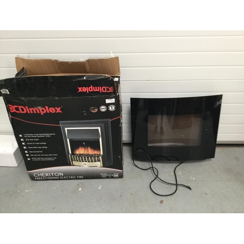 111 - DIMPLEX FREESTANDING ELECTRIC FIRE IN BOX COST £145 - Colour changing backlit fire with dimmer 900w ... 