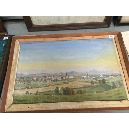 119 - QTY OF VINTAGE AND VICTORIAN PICTURES TO INCLUDE SUBJECTS OF DOGS, WINTER SCENES ETC