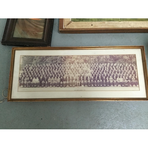 119 - QTY OF VINTAGE AND VICTORIAN PICTURES TO INCLUDE SUBJECTS OF DOGS, WINTER SCENES ETC