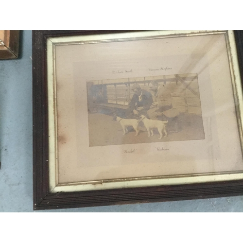 119 - QTY OF VINTAGE AND VICTORIAN PICTURES TO INCLUDE SUBJECTS OF DOGS, WINTER SCENES ETC