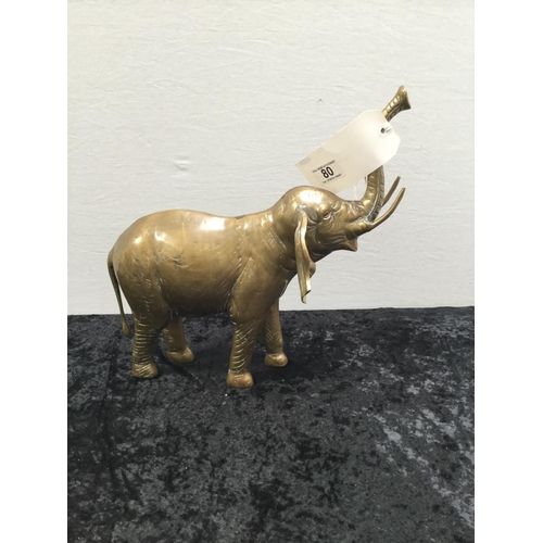80 - BRASS ELEPHANT ORNAMENT