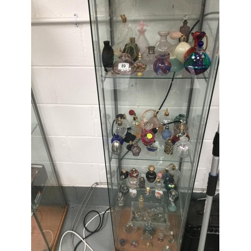 89 - LARGE COLLECTION OF PERFUME BOTTLES