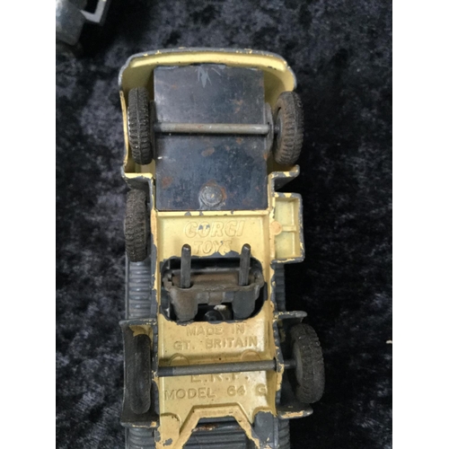 96 - QTY OF EARLY DINKY TOYS TO INCLUDE BUSES, TRACTORS ETC