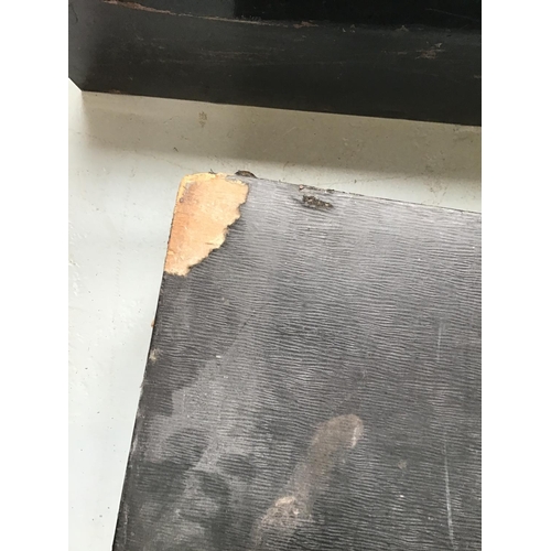 186 - 2 METAL TRUNKS, WOODEN CASE