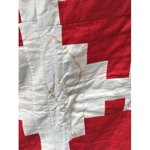 187 - VINTAGE PATCHWORK BEDSPREAD
