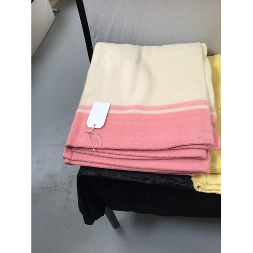 188 - 3 VINTAGE BLANKETS