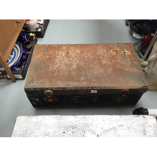 189 - 3 METAL CHESTS