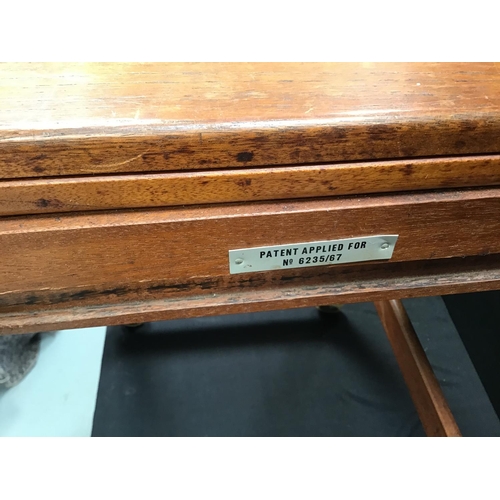221 - MACKINTOSH VINTAGE TEAK TABLE WITH FOLDING TOP - 29