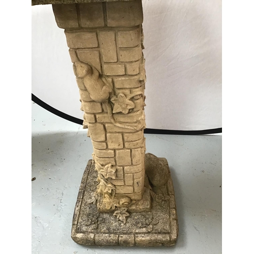 226 - GARDEN CONCRETE BIRD BATH