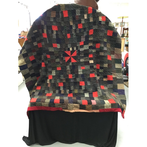 230 - VINTAGE PATCHWORK BLANKET OR QUILT
79