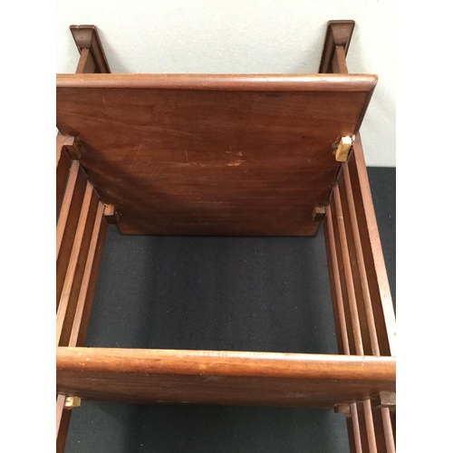 233 - MAHOGANY INLAID 3 TIER CAKE STAND POSSIBLE GLASGOW SCHOOL - LOOSE