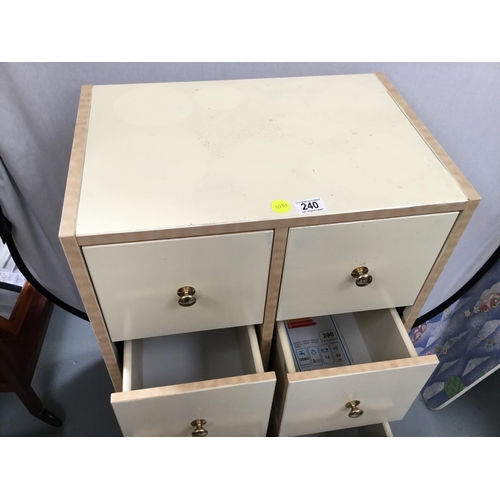 240 - MODERN 8 DRAWER CHEST - 21