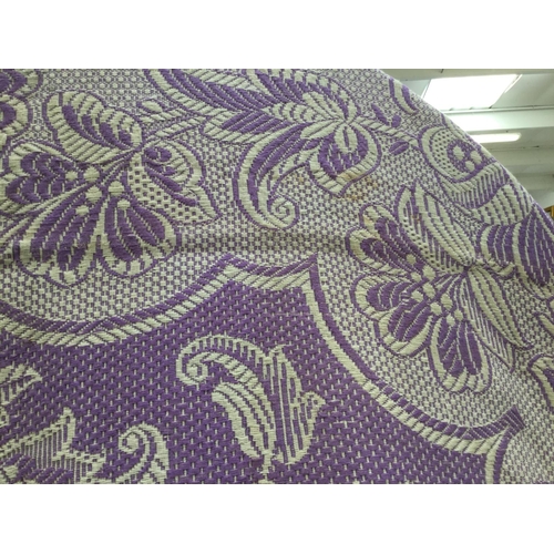 241 - VINTAGE PURPLE BEDSPREAD