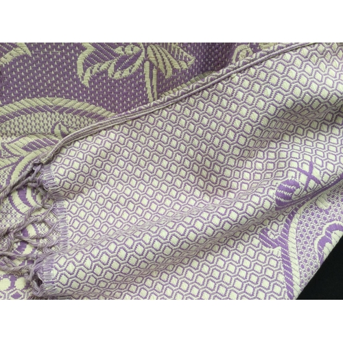 241 - VINTAGE PURPLE BEDSPREAD