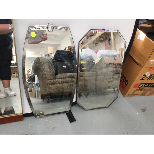 252 - QTY OF WALL MIRRORS