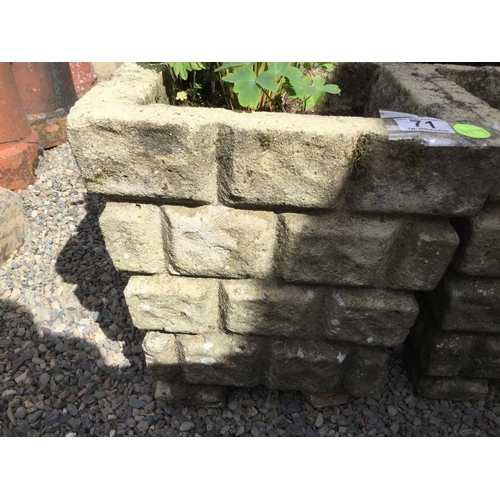 71 - PAIR OF GARDEN PLANTERS