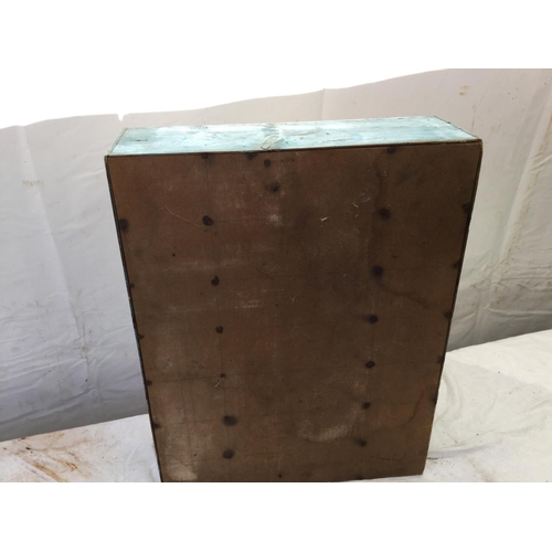 103 - PAINTED WORKSHOP BANK OF DRAWERS (27 DRAWERS)
18 X 6