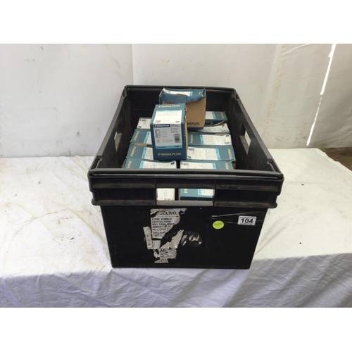 104 - CRATE OF RAW BOLTS RRP £35 A BOX  (APPROX 25 BOXES)