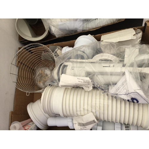 106 - 2 BOXES OF PLUMBING ACCESSORIES