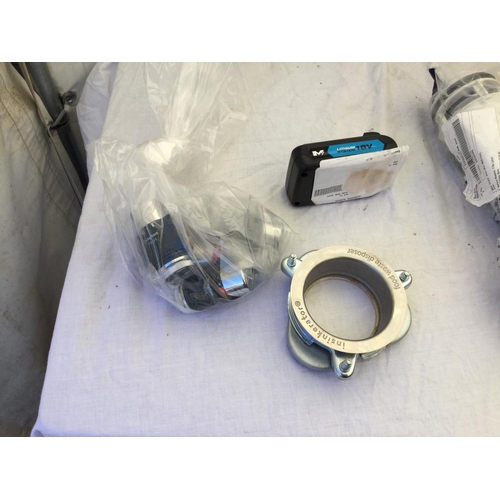 106 - 2 BOXES OF PLUMBING ACCESSORIES