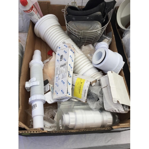 106 - 2 BOXES OF PLUMBING ACCESSORIES