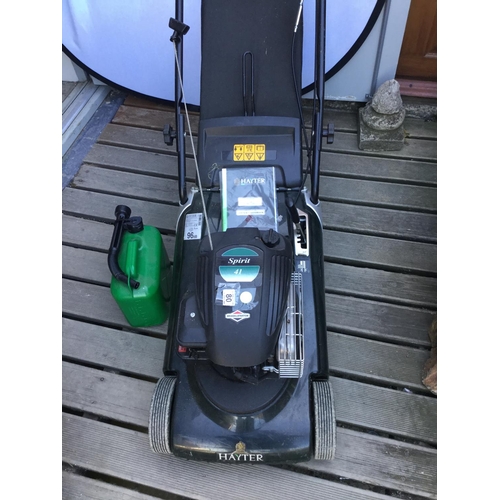 80 - HAYTER SPIRIT 41 SELF PROPELLED LAWN MOWER WITH BRIGGS AND STRATTON ENGINE W/O
