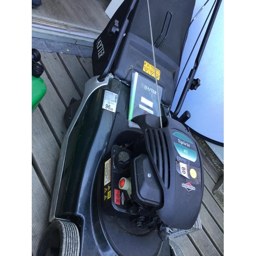 80 - HAYTER SPIRIT 41 SELF PROPELLED LAWN MOWER WITH BRIGGS AND STRATTON ENGINE W/O