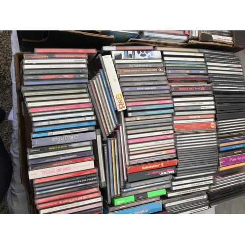 112 - 3 BOXES OF CD'S AND DVD'S ETC