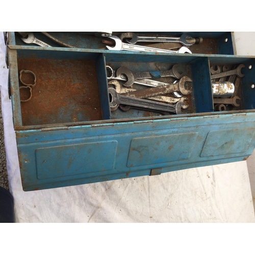 118 - 2 METAL TOOL BOXES AND TOOLS