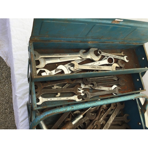 118 - 2 METAL TOOL BOXES AND TOOLS