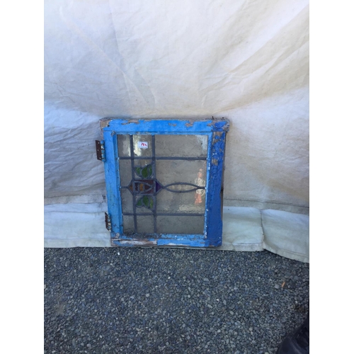 182 - 4 STAINED GLASS WINDOWS