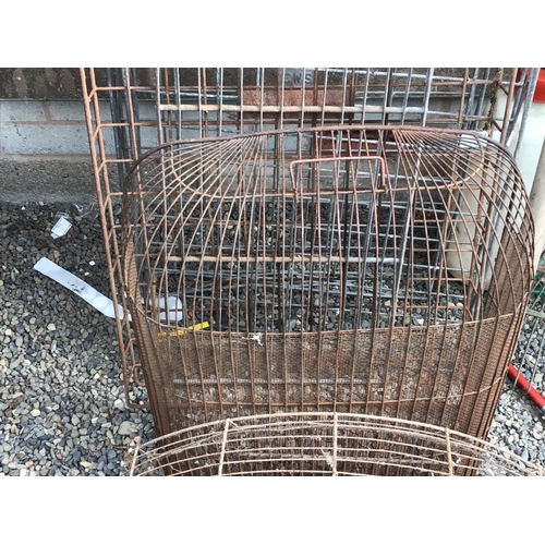 20 - METAL TRAYS FIRE GUARD SPRAYER AND BIRD CAGE