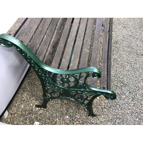 106 - GARDEN BENCH WITH METAL ENDS
50 X 32