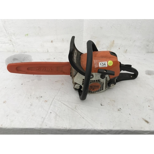 134 - STIHL PETROL CHAINSAW W/O