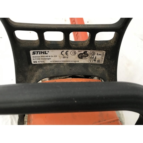 134 - STIHL PETROL CHAINSAW W/O