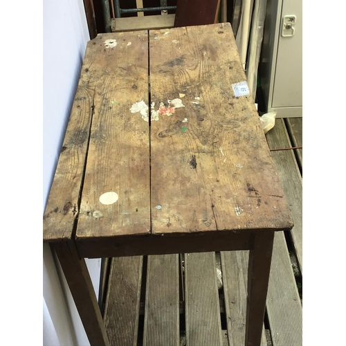 59 - VICTORIAN PINE KITCHEN TABLE A/F
36 X 18