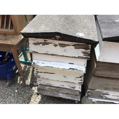 61 - 2 BEE HIVES AND PARTS
24 X 24