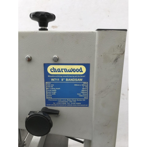 10 - CHARNWOOD TABLE TOP ELECTRIC BAND SAW W/O