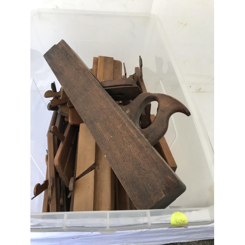 156 - CRATE OF VICTORIAN MOULDING PLANES