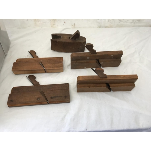 156 - CRATE OF VICTORIAN MOULDING PLANES